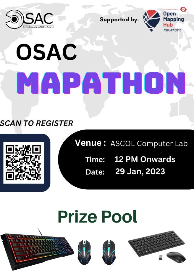 OSAC Mapathon OpenStreetmaps 2023